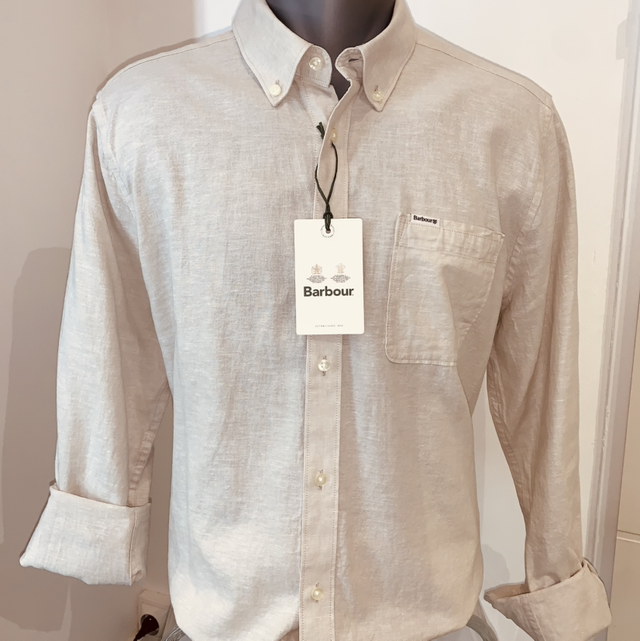Chemise lin et coton Barbour 