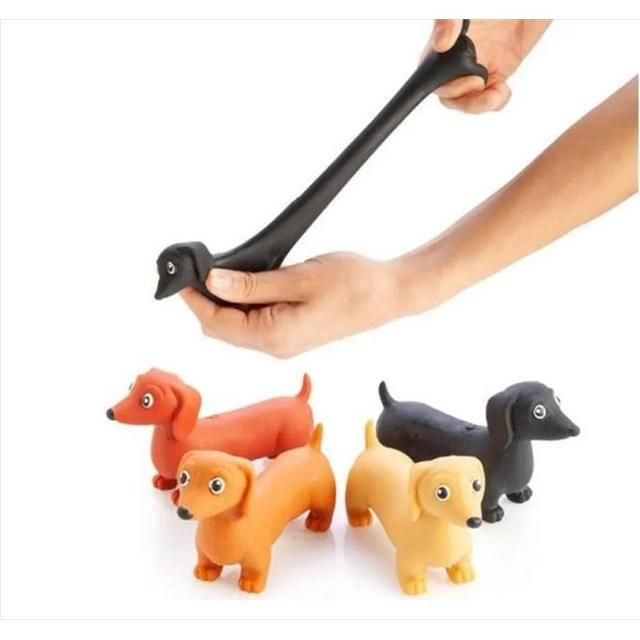 Kawaii Slime Company Novelty Stretch DachshundSausage Dog Toy