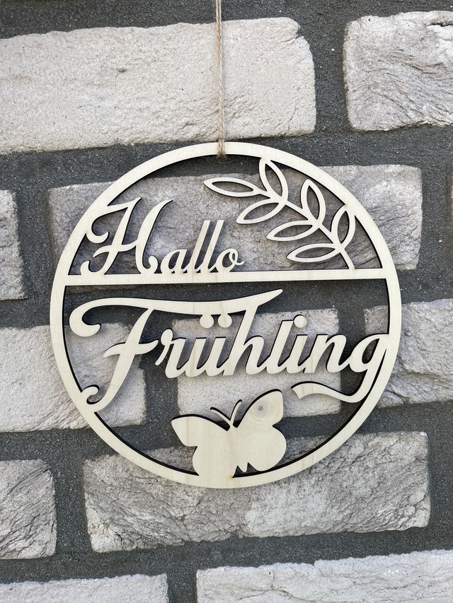 Dekoring "Hallo Frühling"