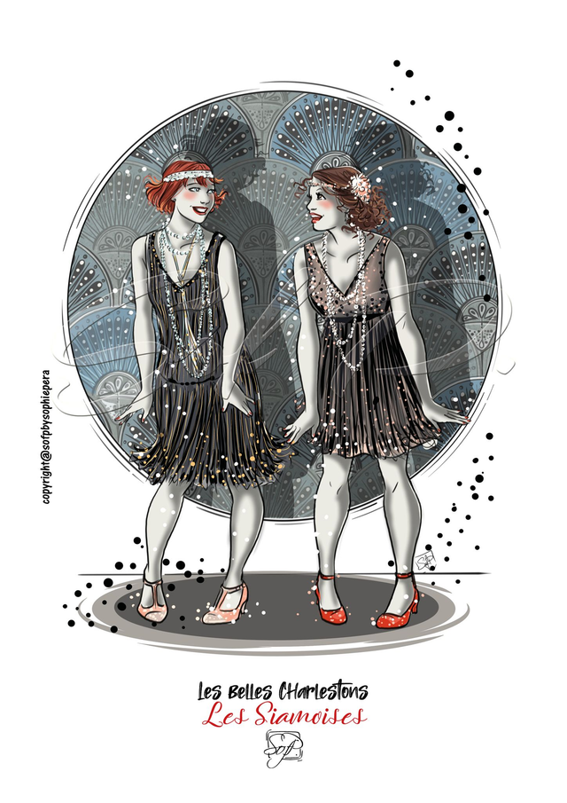 LADIES - Les belles charlestons - Les siamoises