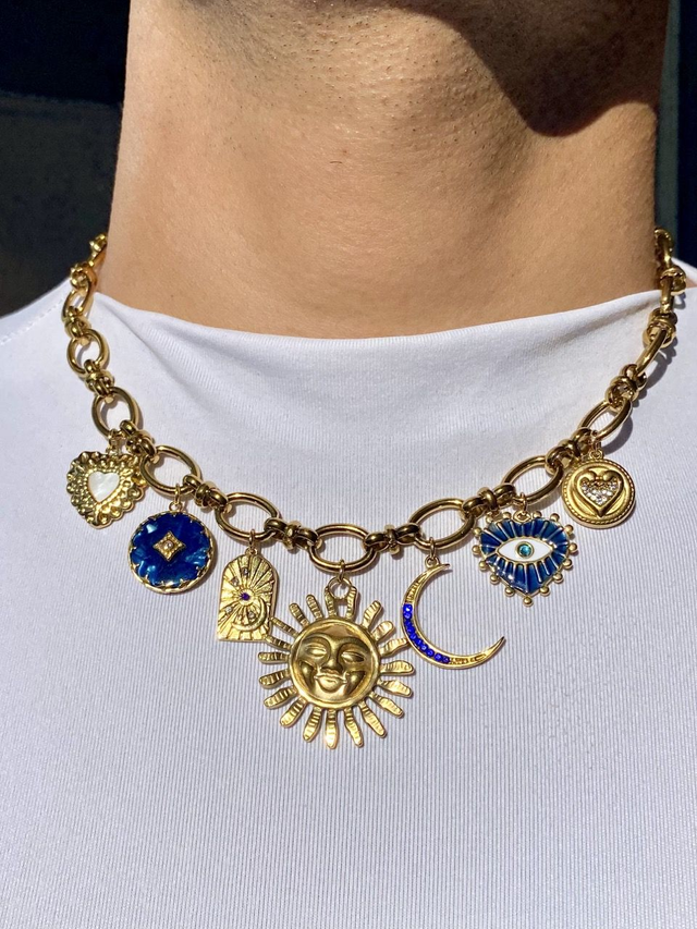 Collier charms Sól