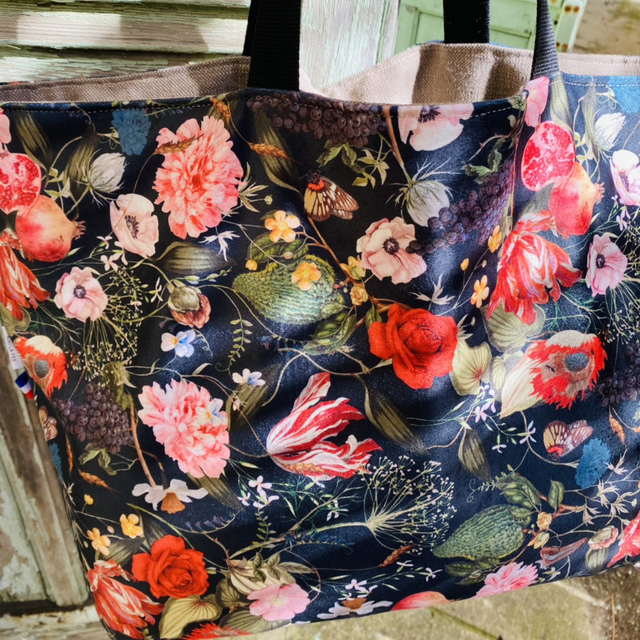 Sac cabas en velours 