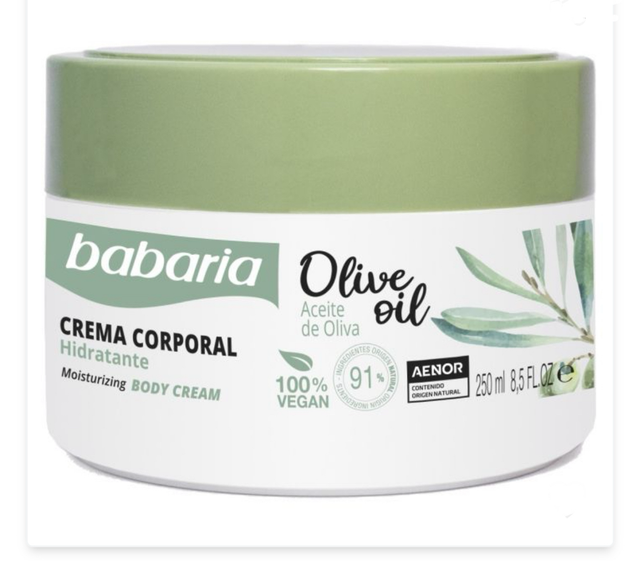 Crème corporelle Hydratante à l’Huile d’Olive