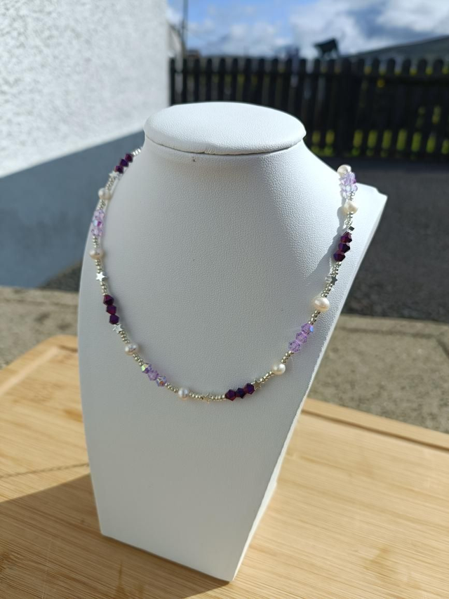 Luna silver necklace