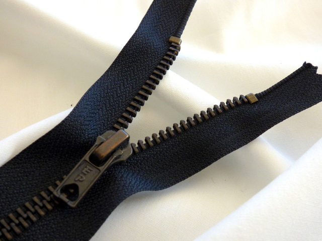 Metal 6mm Noir - Fermeture Eclair