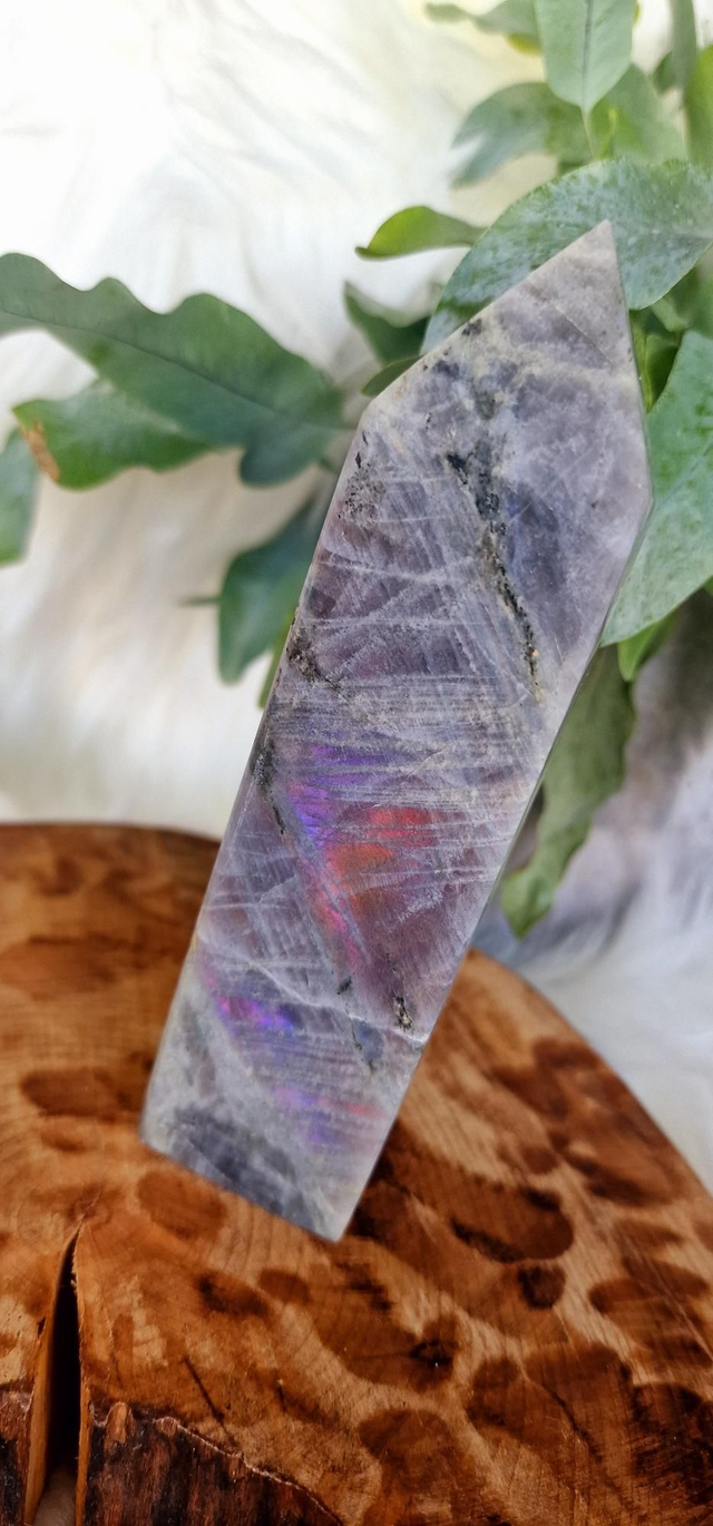 Labradorite tower 4 sided 