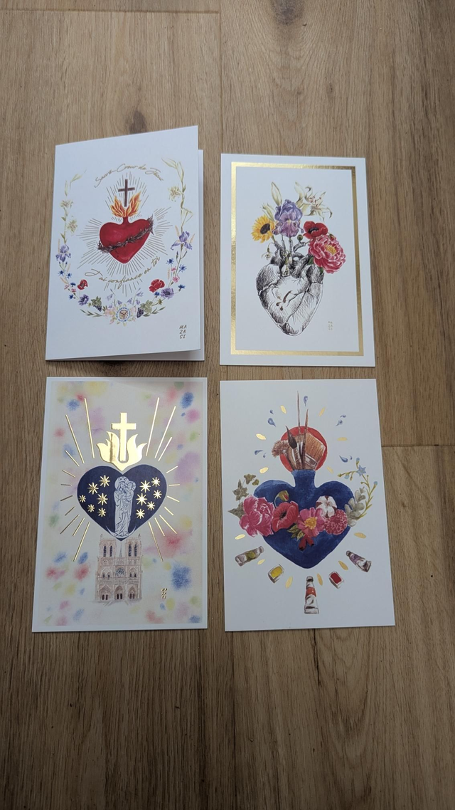 Lot n3 4 cartes avec défauts 