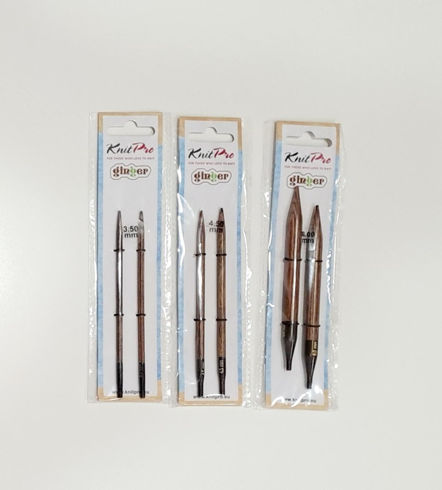 Agujas circulares y cables Ginger KnitPro