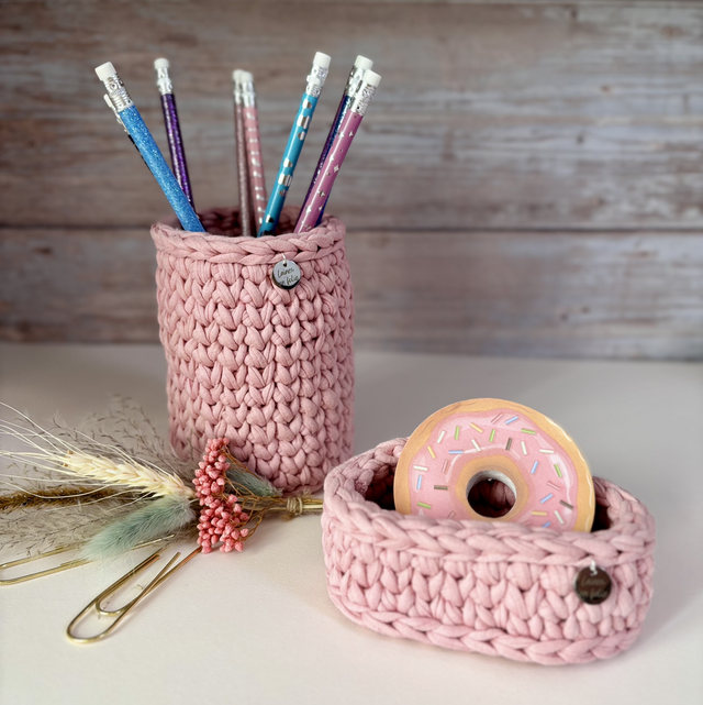 Petits paniers crochetés