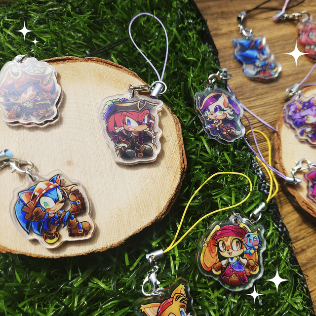 [ PHONECHARMS ] Sonic Pirate crew!