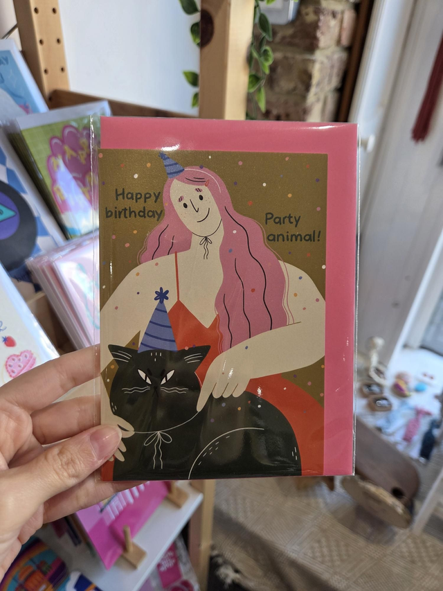 Party Animal Happy Birthday Greetings Card - MD-014