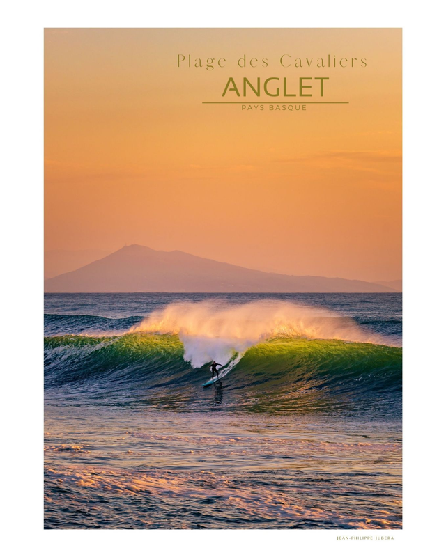 Affiche Surfeur Anglet 