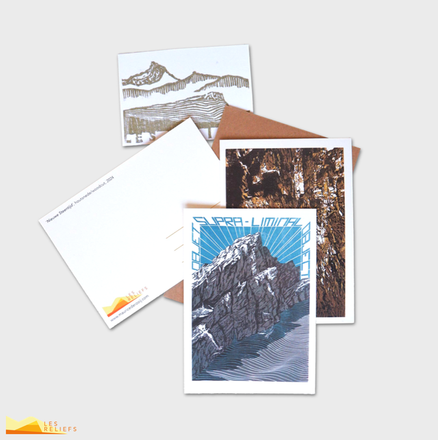 Les Reliefs postcard