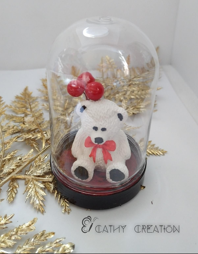 Cloche ourson 11 x 6.5 cm