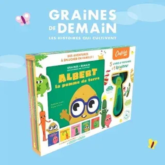 Coffret Graines De Demain - 5 Albums + 1 Éplucheur