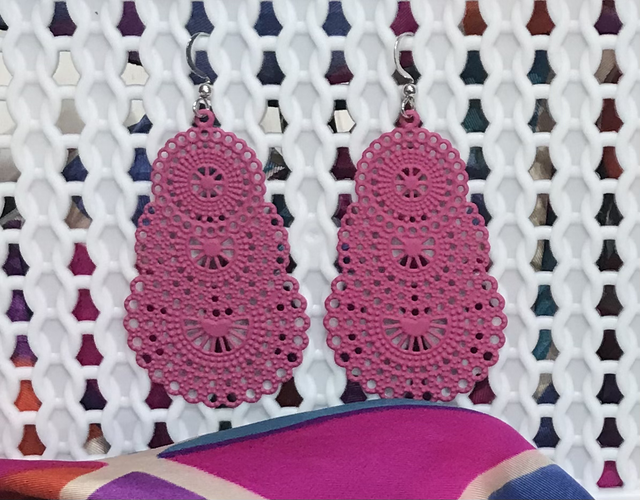 Pink Dangling Earrings - PDE68