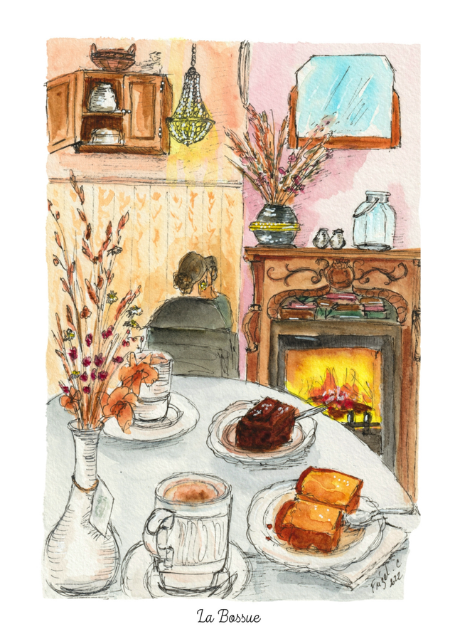 La Bossue - Aquarelle originale  