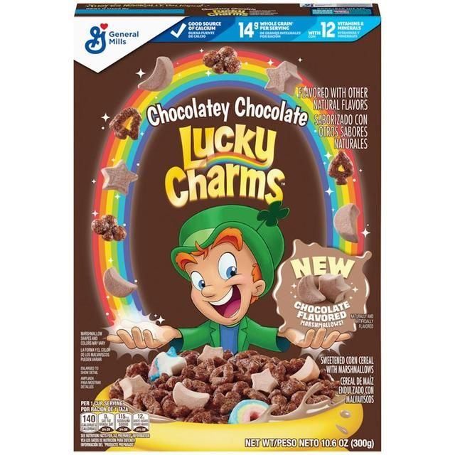 Lucky Charms Chocolatey Chocolate Cereal
