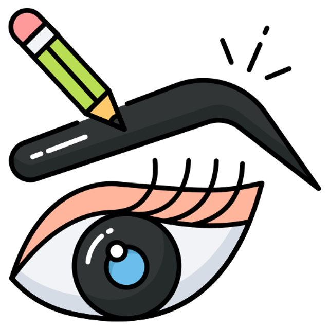 Diseño de cejas con henna