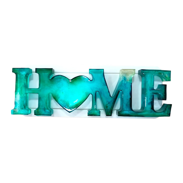 Logo "Home" en résine