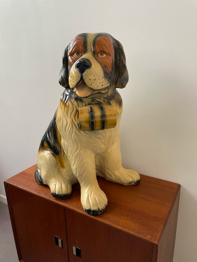 Sint Bernard Hond Vintage