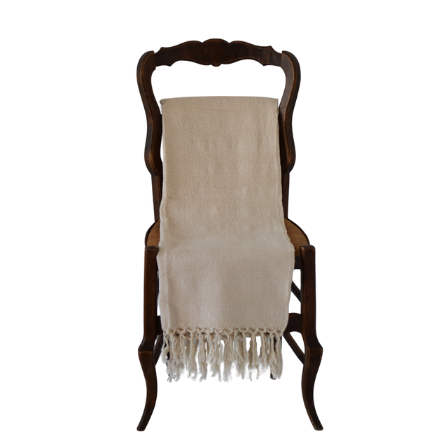 Châle (Rebozo) beige texturé Nature et protection intemporelles