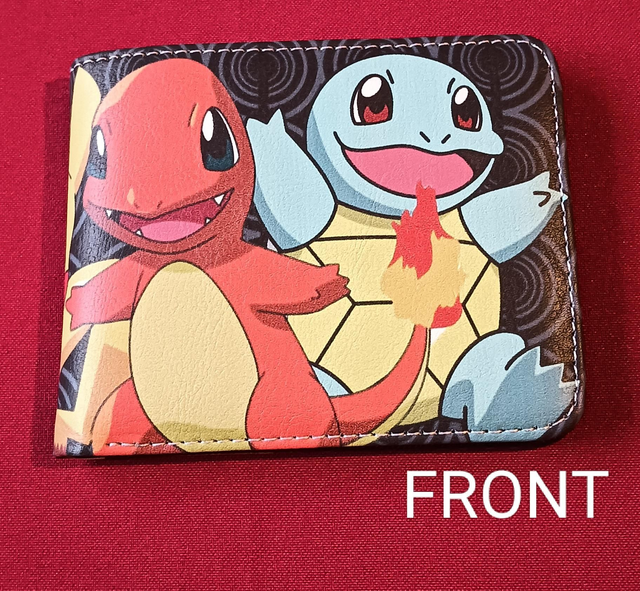 Pokémon Wallet featuring 4 Characters.
