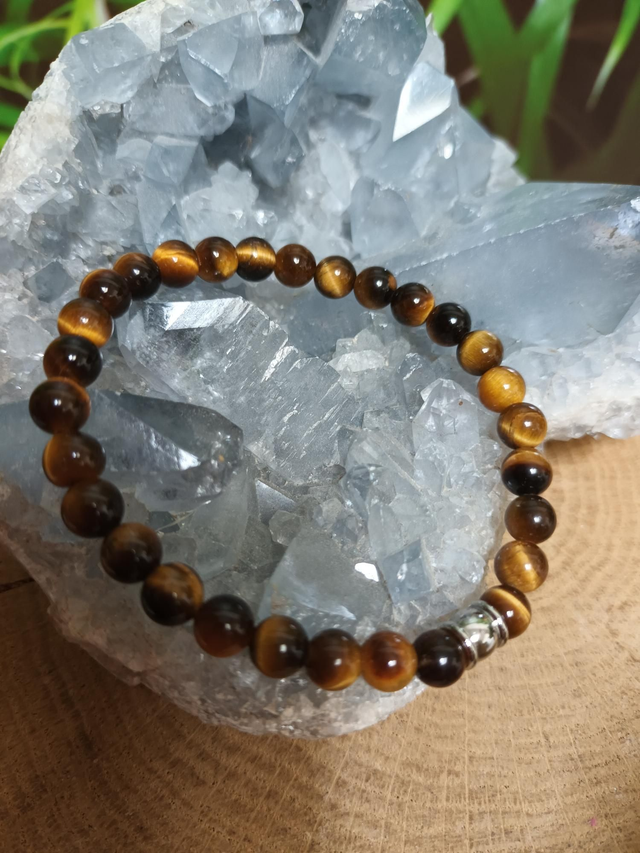 Bracelet en œil de tigre 