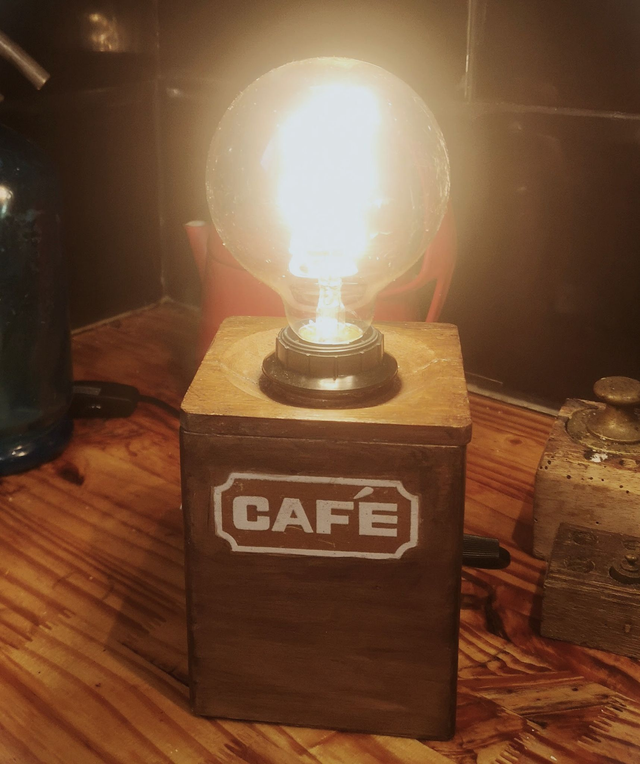 Lampe à poser artisanale "La Torréfiée"