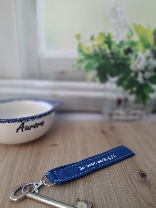 Porte-clés - 6/6 bleu