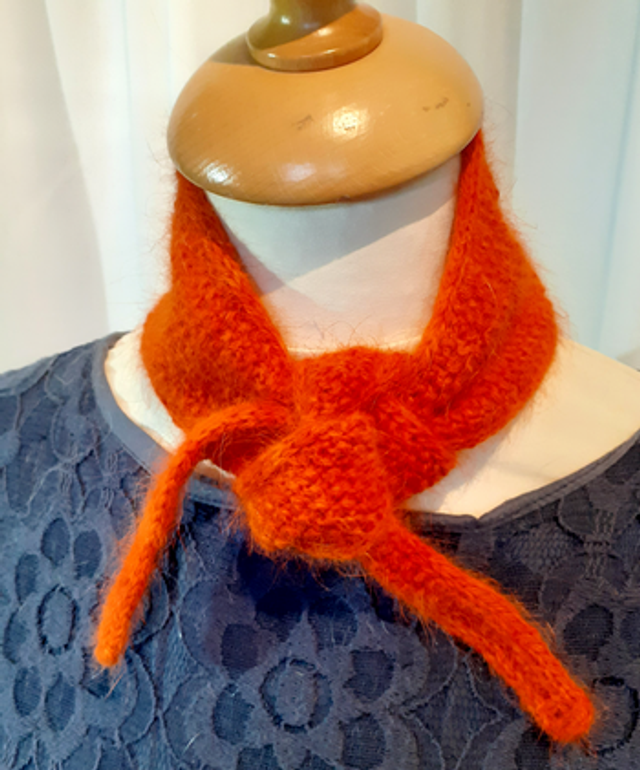 FIche Petite écharpe angora Léane