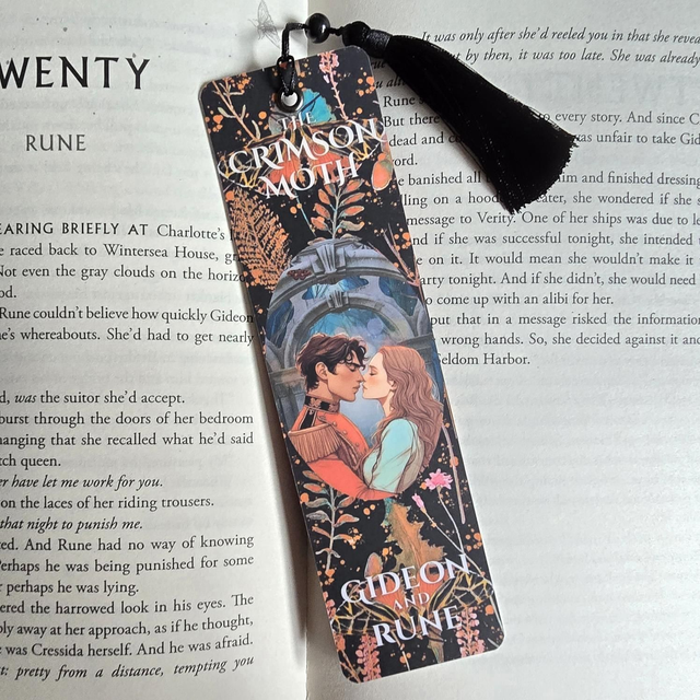Crimson Moth - Rebel Witch - Bookmark - Kristen Ciccerelli
