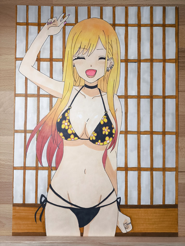 Markers Marine Kitagawa &quot;My dress-up darling&quot; A3