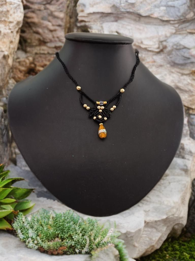 Collier réglable &quot;bourdon doré&quot;