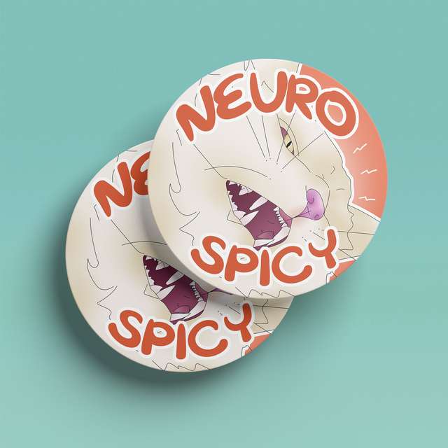 Neurospicy Coaster