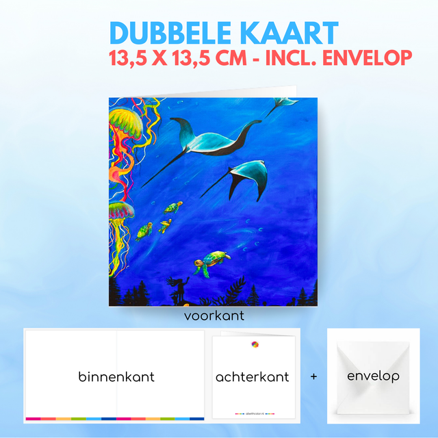 Roggen | Dubbele kaart incl. envelop