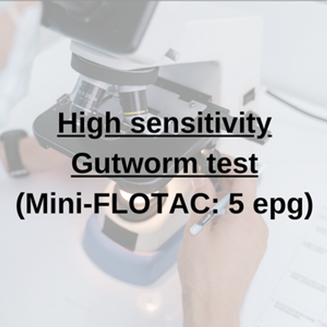 High sensitivity Gutworm test :Mini-FLOTAC