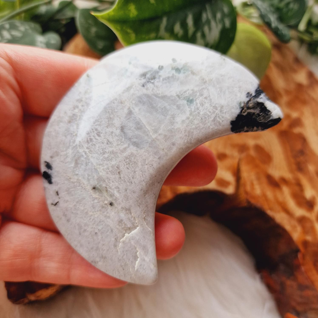 Rainbow Moonstone Moon