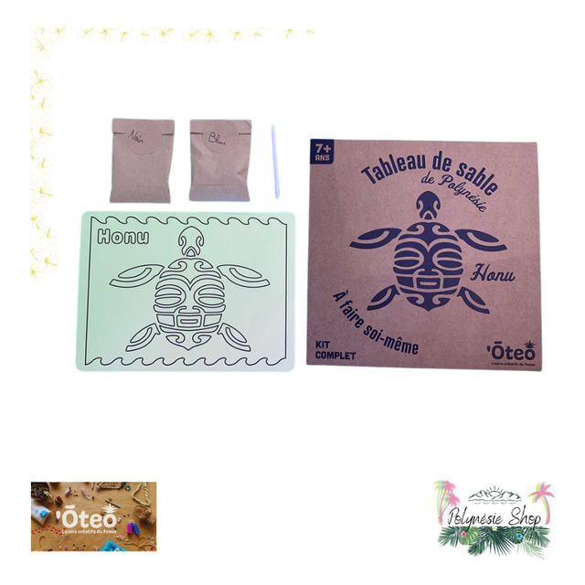 Kit tableau de sable Tortue