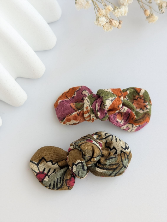 Barrette noeud Romie Esprit indien