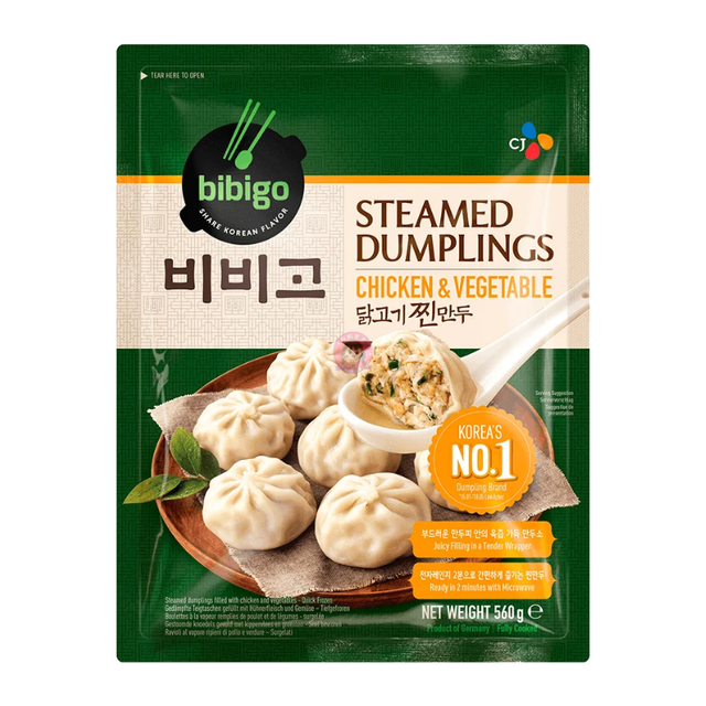 Bibigo 必品阁 Chicken And Vegetable Steamed Dumplings