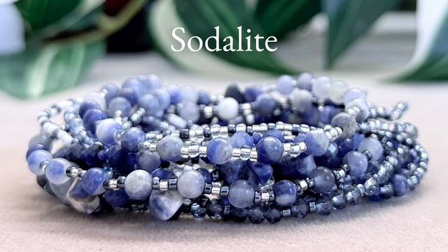 Bracelet | Sodalite Bleue - Sobre 3