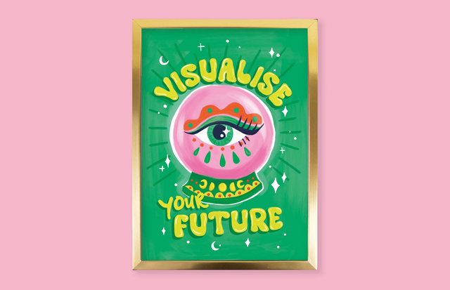 Visualise Crystal Ball Print