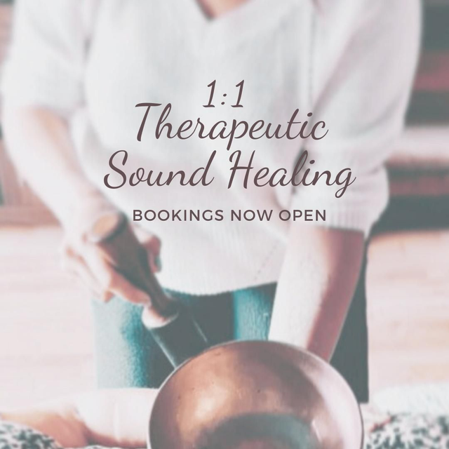 1:1 Sound Healing Therapy