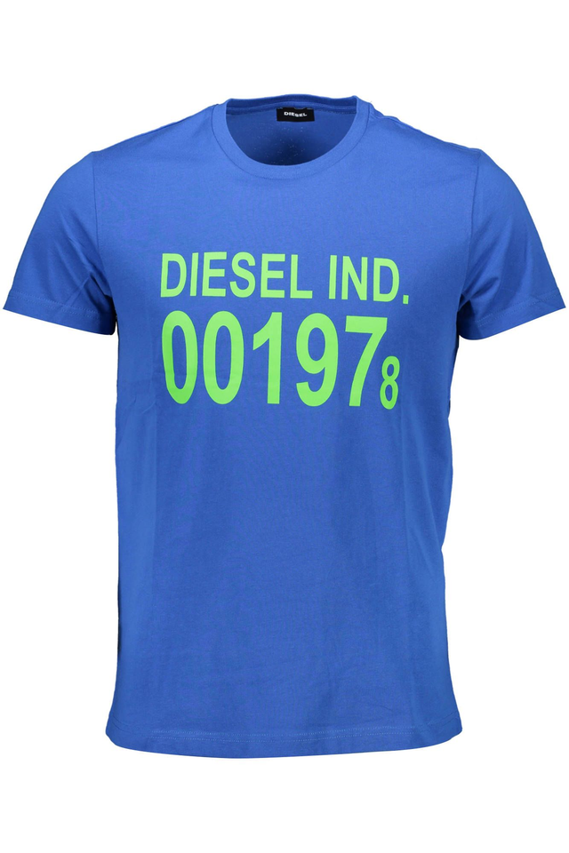 DIESEL T-SHIRT MANICHE CORTE UOMO BLU