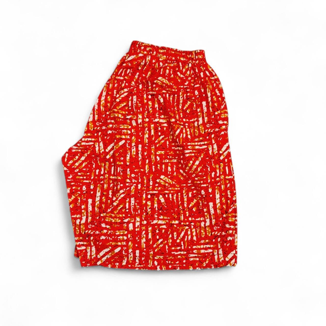 Orange Wide Leg Shorts 
