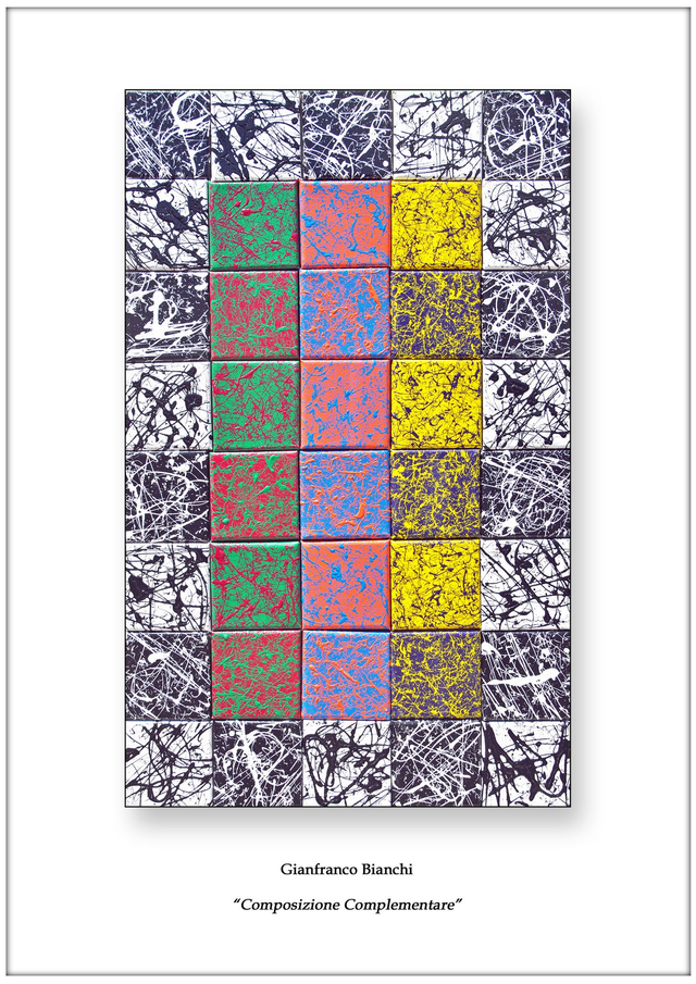 Litografia "Composizione Complementare"