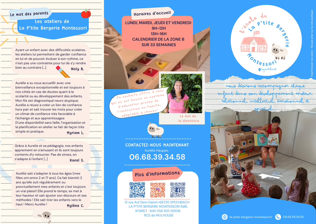 École Petite section à CM2 une année scolaire