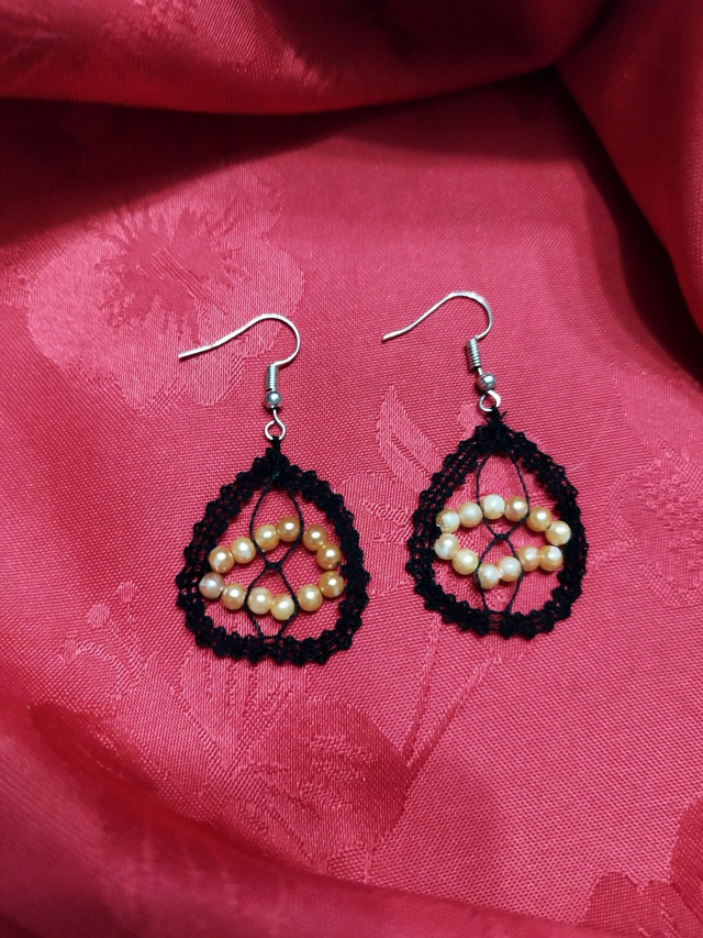 Boucles d&#039;oreilles La perle 