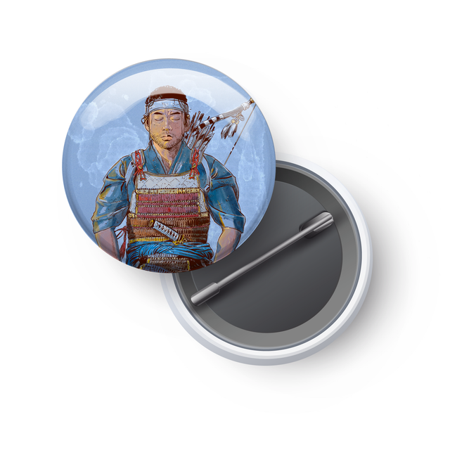 BADGE : FAN ART : GHOST OF TSUSHIMA
